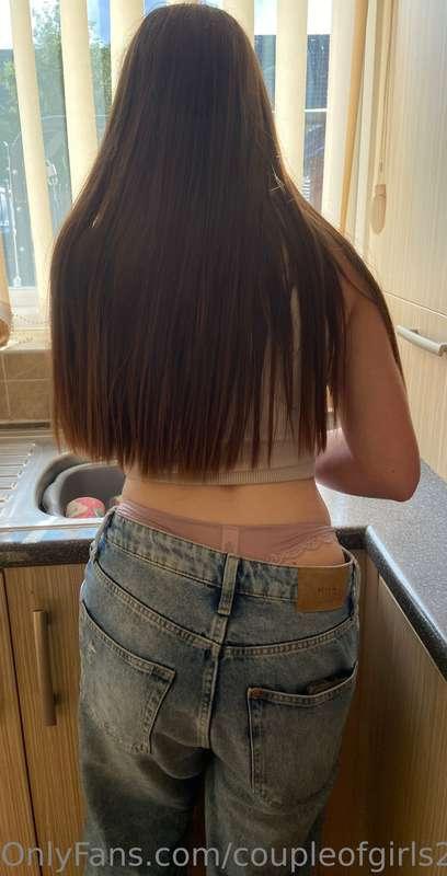 This is how I like to see my girl when she’s doing housework..