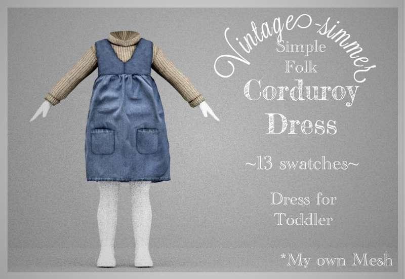 ˗ˏˋCorduroy Dress ˎˊ˗ Public release: November 13