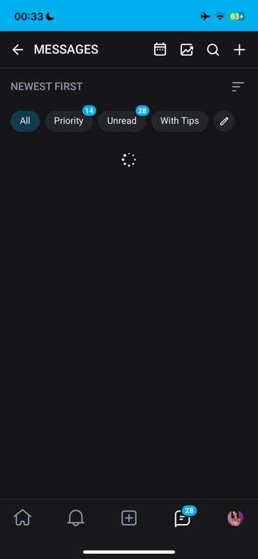 been trying to answer my messages throughout today and just ..