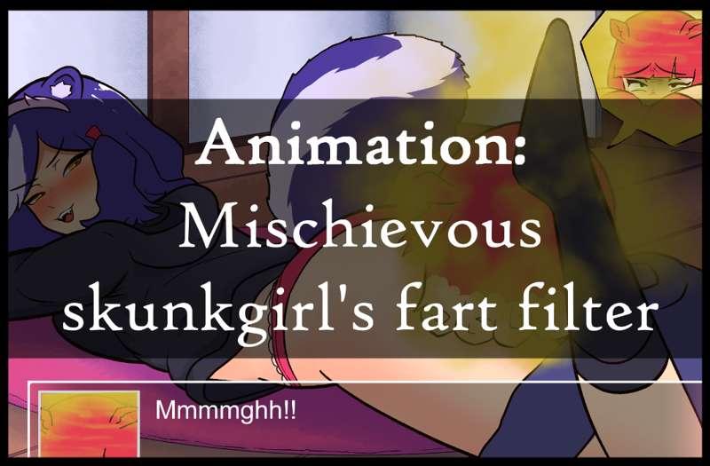 UPDATED! - Mischievous skunkgirl's fart filter
