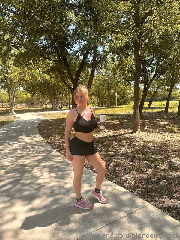 I bet your imagining my boobs bouncing while I run, aren’t y..