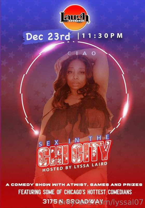 Chicago‼️‼️ we are 4 days away from your favorite comedy sho..