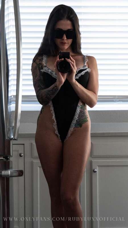 Option #5: Little black leotard I'm obsessed with the 'slutt..