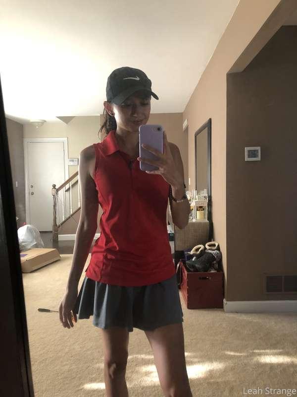Off to the driving range to whack some balls! 🏌🏻‍♀️😂