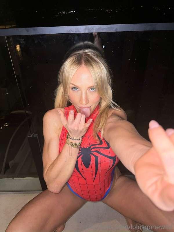 can I shoot my web on you? 💦 