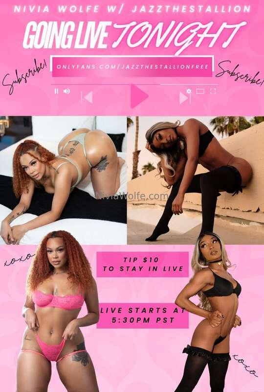 THE LIVE IS TOMORROW!!!!! 😈🫶🏾 6pm pstMake sure yall have yal..