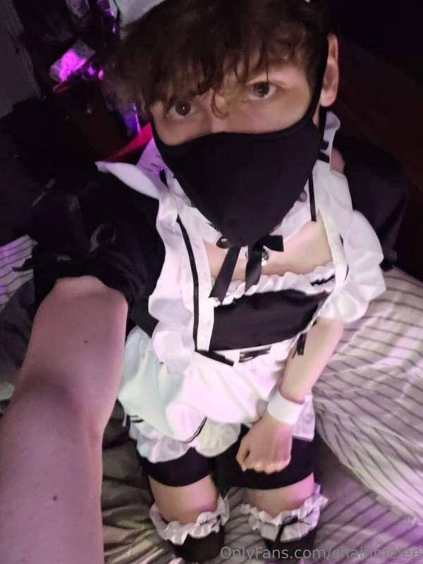 40 Pic Set of my Maid Outfit! Ready to serve a master~ 😖