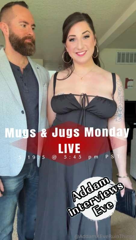 Mugs & Jugs Monday will be LIVE! And this time— I’m in the h..