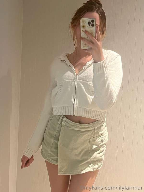 felt kinda cute in this.. maybe a little too cute 🫣