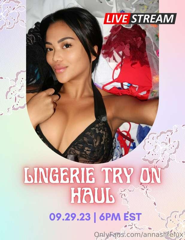 👀 Lingerie try on haul! You can't miss it, babe! 😏💋
Today at..