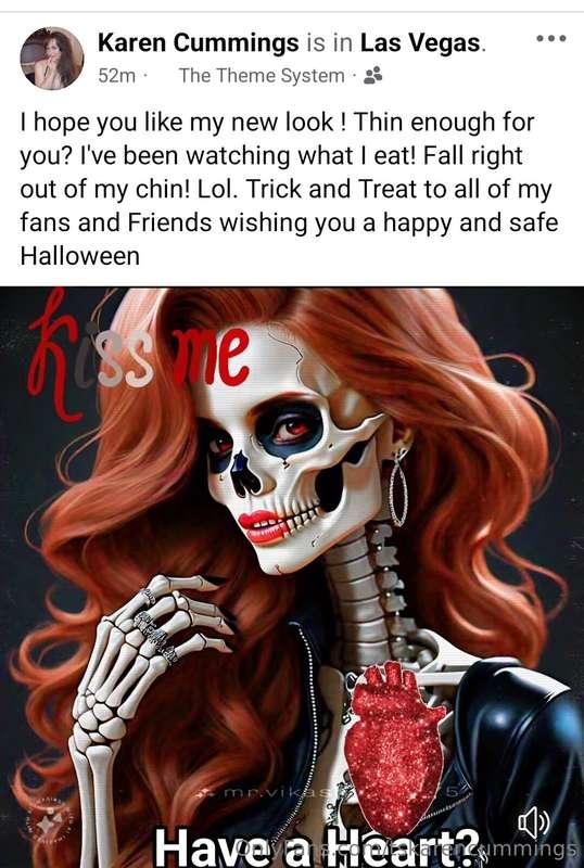 Wishing all of my friends and fans a happy HalloQueen! Or sh..