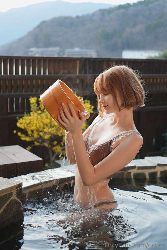 not gonna lie…I got in to relax, and now I’m sitting here wa..