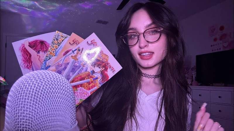 Patreon Exclusive: ASMR | Manga Gripping, Tapping, Upclose Whispering
