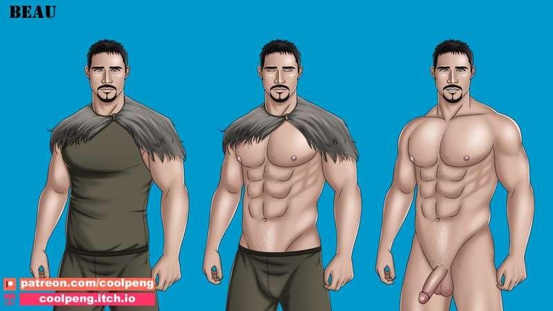 I Am a Wizard Character: Beau Shirtless