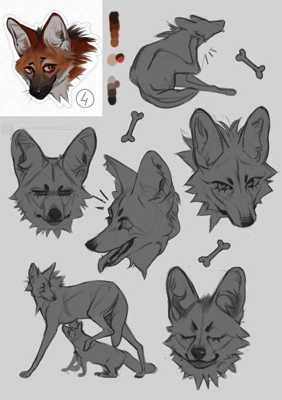 Stickers drawing process