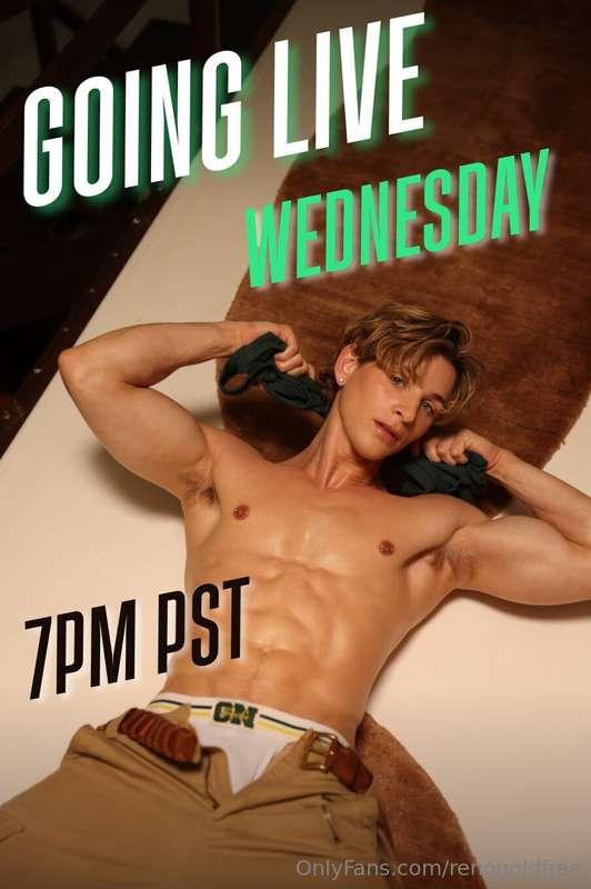Going live on @renogold on Wednesday 7PM PST!! Can I expect ..