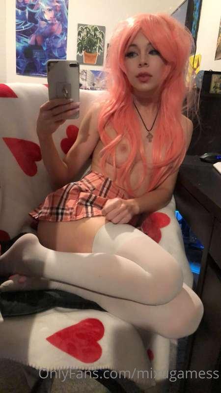 Just trying out my new wig for future posts  (｡•̀ᴗ-)