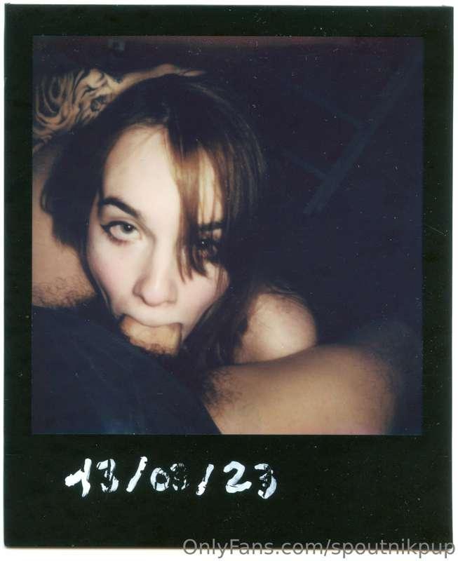 Polaroid obsessed girl