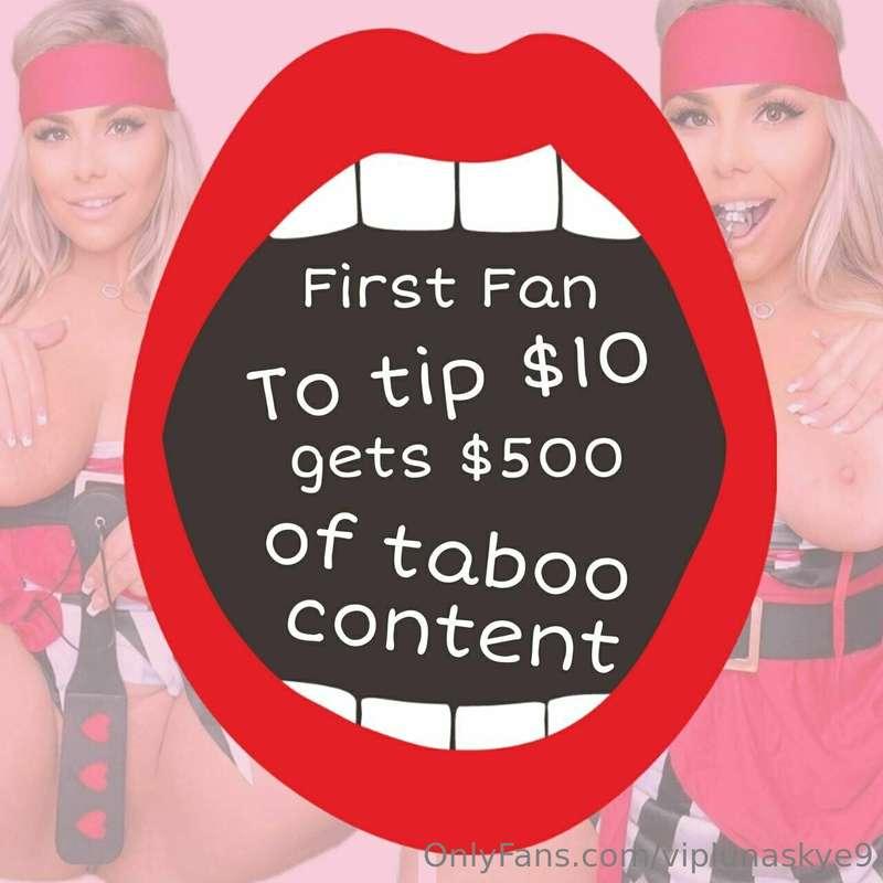 Will you be the first fan? ⏱️🥇**Only $10** *for* ***$500 WOR..