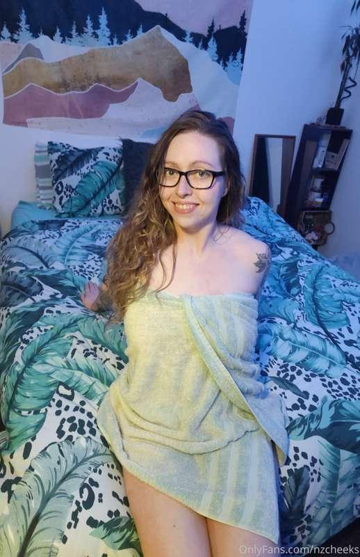 After shower tease 🚿🤭