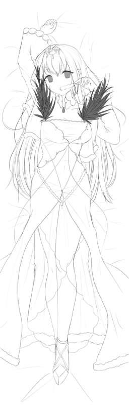 Skadi dakimakura wip