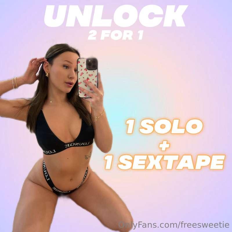 # A ***SOLO*** ANNND A ***SEXTAPE*** ? Yes. 👀💕 2 FOR 1 BABY