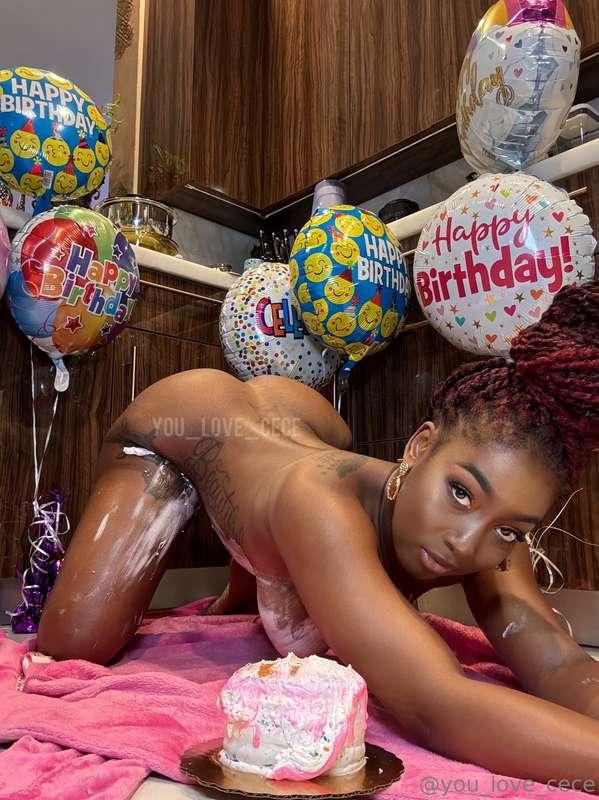 Let's celebrate your birthday honey, you can eat your cake f..