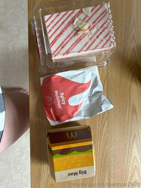 About to stuff. Not pictured is the two large fries I alread..