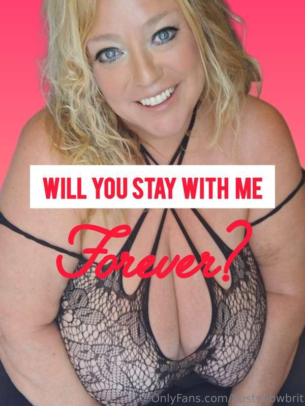 💕 𝗟𝗜𝗙𝗘𝗧𝗜𝗠𝗘 𝗦𝗔𝗟𝗘 💕I want you to stay with me…. FOREVER 😇😈𝙏𝙞𝙥 ..