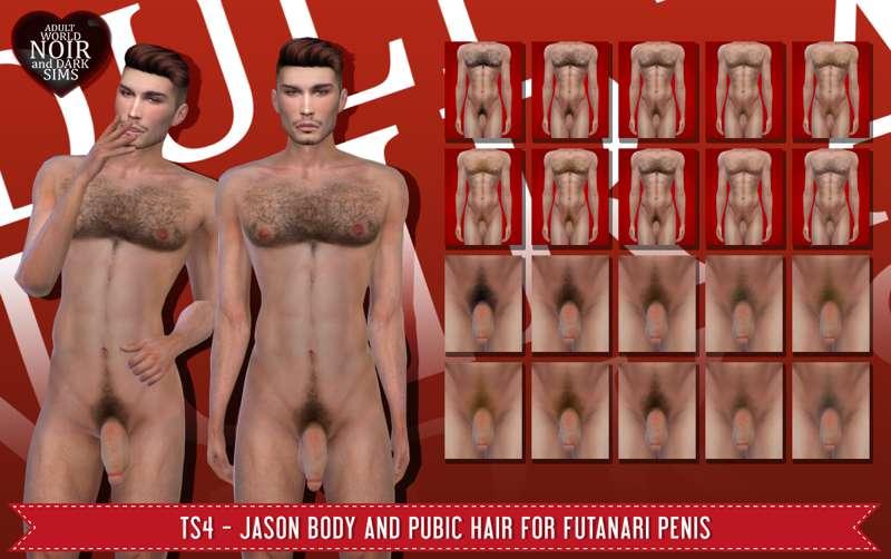 TS4 - Jason Body and Pubic Hair for Futanari Penis