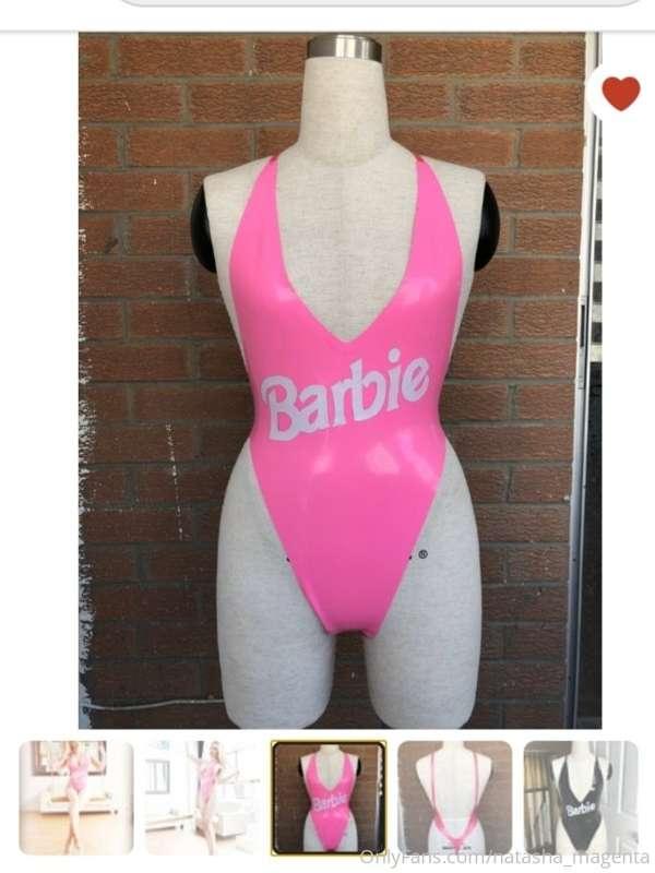 I just ordered this pink latex barbie bodysuit for myself! C..