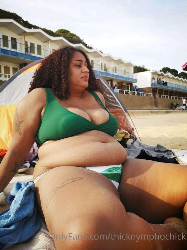 Beach, bikini and feet.