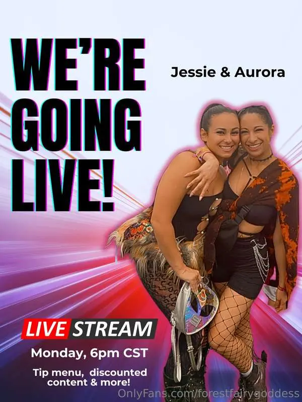 Kick off your week right & join me LIVE with @Auroragraceexx..