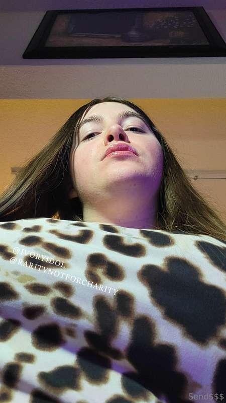 You look so small and insignificant down there. I tower over..