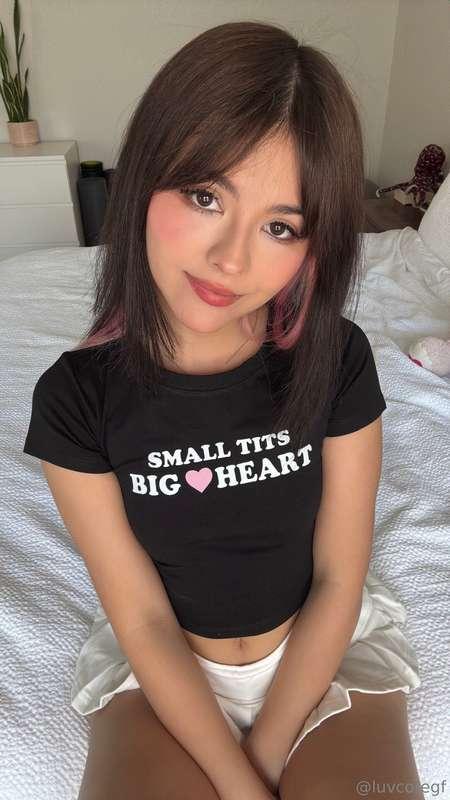 small ( . )( . ) big <3