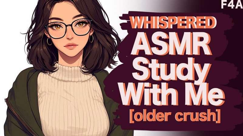 Study Date with Older Friend Crush [study-aid] asmr roleplay