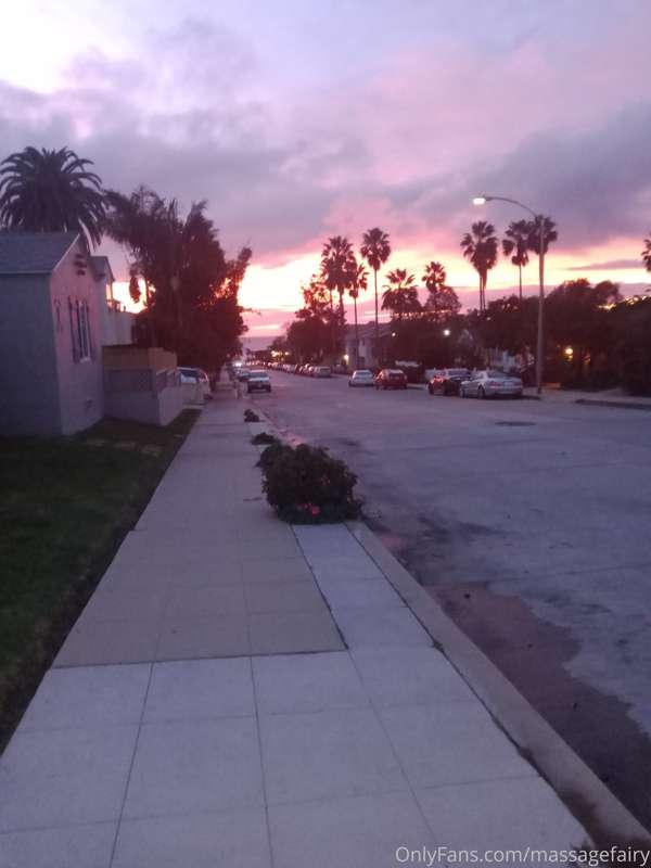 It's cold rainy Christmas in lajolla but was beautiful sunse..