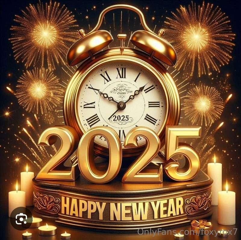 Happy new year to you all xxxxx