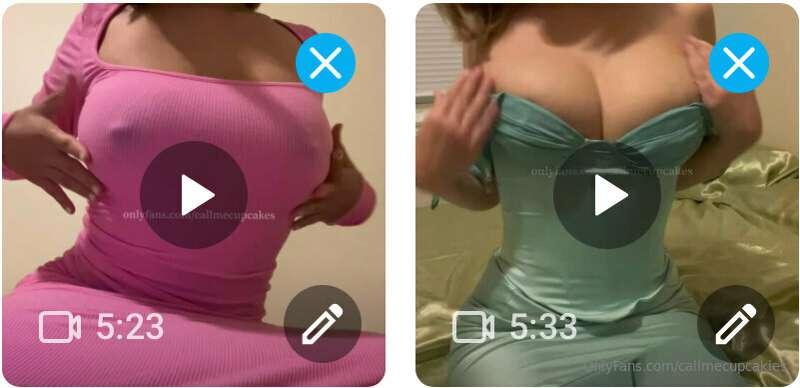 TWO stripping videos that both ends in me playing with my pu..