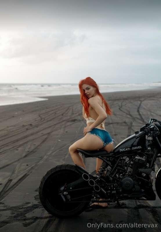 Roaring through life with the wind in her hair, she's a wild..