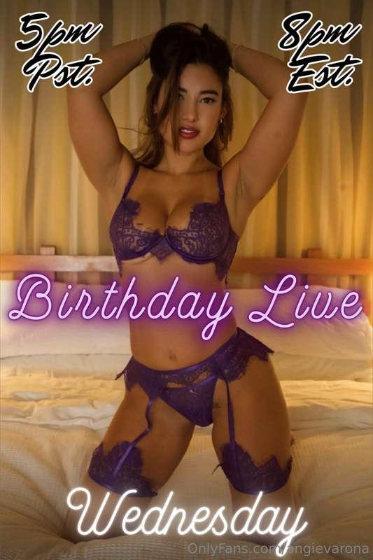GOING LIVE IN 1 HOUR 💜