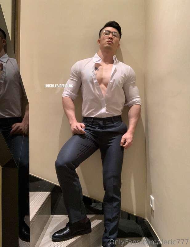 I got all dressed up today for an interview, crisp white shi..