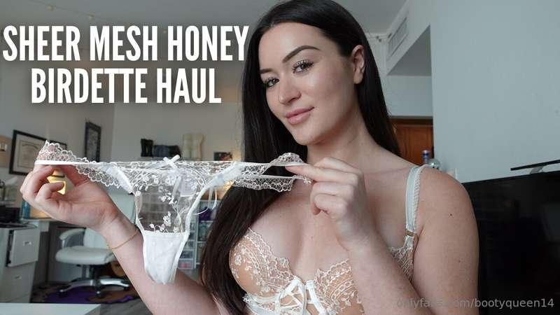 brand new uncensored, sheer honey birdette lingerie haul 😏  ..