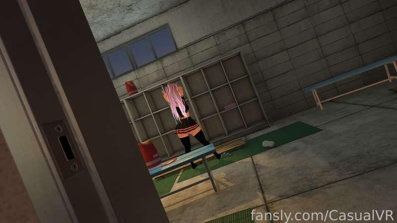 Peeping On A School Girl Changing Photoset