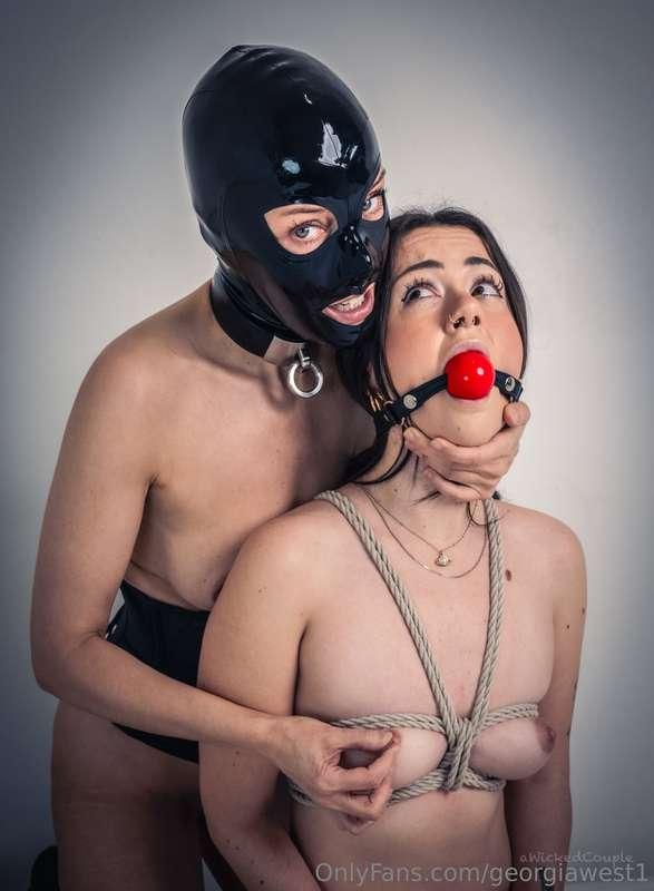 Mistress teasing my sensitive nipples 😩@awickedcouple 