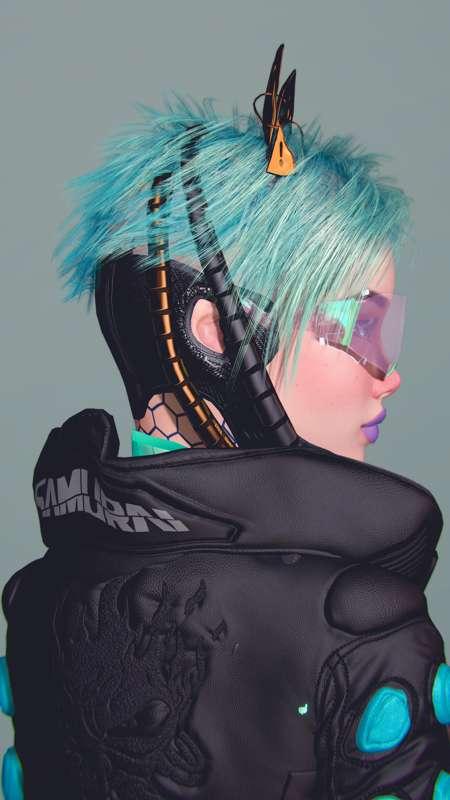 🚧WIP 🔩CYBERPUNK DOLL + CUSTOM CLOTHING ITEMS