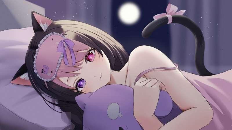 cute sleepy strawb art ♡ [wallpaper sized] [HD]