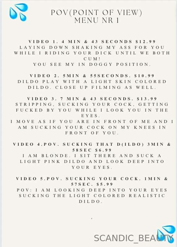***NEW MENU WITH PRICES & DESCRIPTON***   
POV/ POINT OF VIE..