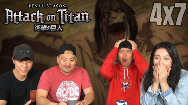 ATTACK ON TITAN SEASON 4 EPISODE 7 TIMER REACTION!