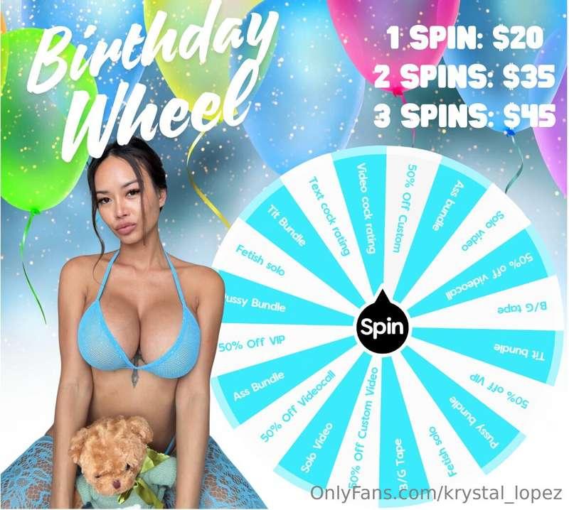 My birthday is in 2 days! So I thought I would have some fun..